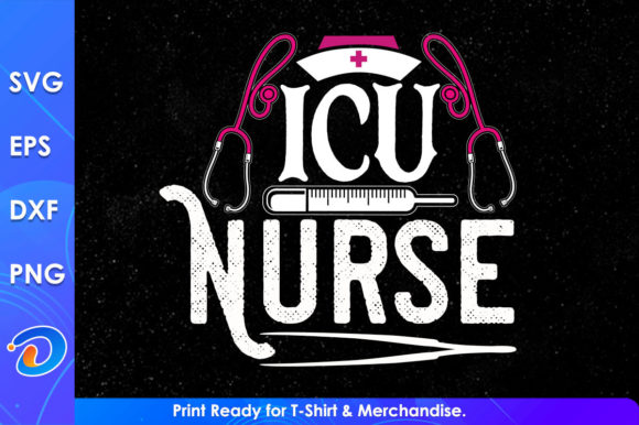 Icu Nurse Svg Cricut Files for Crafts and Graphics