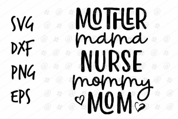 Mother Nurse SVG: Graphics for Crafts