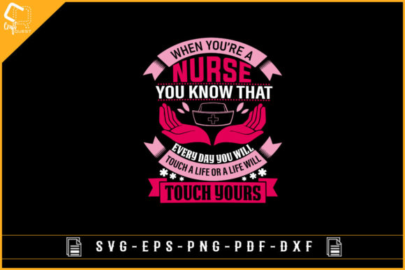 Motivational Quotes Design for Nurse Svg