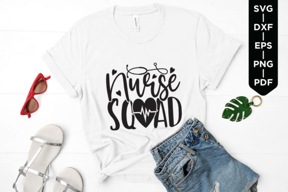 Nurse Squad SVG: Graphics for Crafts and Content
